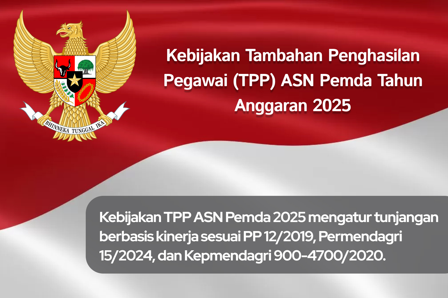 Kebijakan Tambahan Penghasilan Pegawai (TPP) ASN Pemda Tahun Anggaran 2025